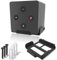 Metall-Wandhalterung für Fire TV Cube 3. Generation (2022), Sichere Stahlhalterung für 1. und 2. Generation, Kompatibel mit Fire TV Cube für Wand