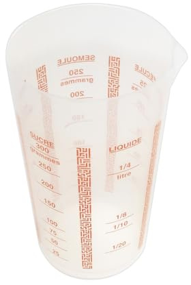 Verre doseur plastique 250 ml