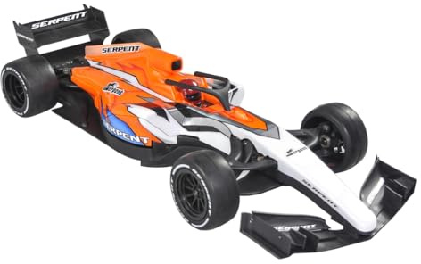 Serpent F190 1/8 4WD Electric Formula 1 Car, Racing RC Car Kit, Carbon Fiber Parts, Transparent PC Car Body Shell, High-Performance Tires, Competition-Grade Racing (Electronics not Included)