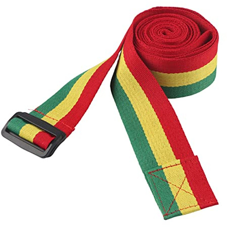 Bassdrum-Gurt, dreifarbiger Ersatz-Geldbörsengurt, tragbarer afrikanischer Handtrommel-Gürtel, Djembe-Schultergurt für Bühnenauftritte