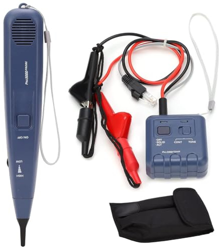 Kznifmk Pro3000 Tongenerator und Sonde, SmartTone-Technologie, tragbarer Telefonleitungsdetektor