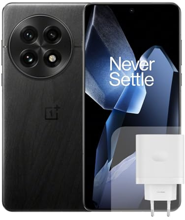 OnePlus 13 5G Smartphone, 16 GB RAM, 512 GB Speicher, 6,82 Zoll 120 Hz QHD-Display, Snapdragon 8 Elite, 6000 mAh Akku, 50 MP Dreifach-Rückkamera + OIS + 3X, mit 100W Ladegerät, Black Elipse