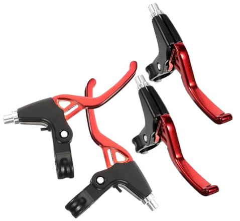 Toddmomy 4stücke Fahrradlenker-bremshebel Ersatzbremsgriff Für Kinderfahrräder Bremshebelsatz Aus Aluminiumlegierung Kompatibel Brake-griffen Seitenzugbremsen Und Scheibenbremsen Passend