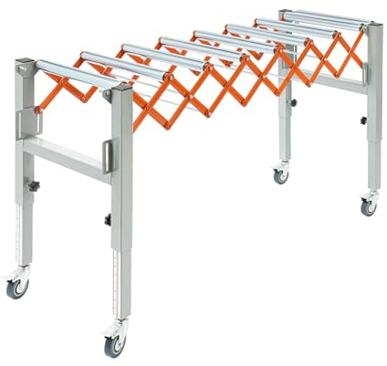 SHIOUCY Transportador de mesa ajustable con 4 ruedas universales de hasta 50 kg para fresadoras y cepilladoras
