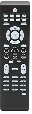 Pissente TV Remote Control Control Remote Controller Dispositivo per MAGAVOX NF801UD 19MD301B F7 22MD311B F7 con Materiale ABS Nessuna Programmazione Necessaria