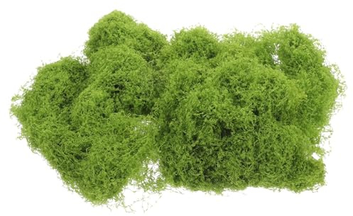 GAROZATION Muschio Artificiale Decorativo per Piante da Interno, Effetto Realistico, in Cotone di Seta, per Progetti Fai-da-Te e Decorazioni di Aiuole e Bonsai