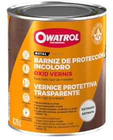 OWATROL - OXID VERNIS SATINADO - Barniz de protección incoloro - 0,75 litro