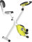 HOMCOM Folding Exercise Bike, Fitness Bicycle Indoor Trainer, 8-Level Magnetic Resistance Adjustable, with LCD Monitor, Pulse Sensor, Yellow