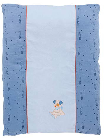 Nattou Wickelauflagenbezug Hund Jim, 50 x 70 cm, Jim und Bob, Blau
