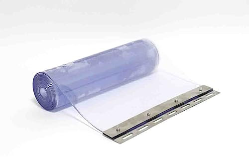 RS PRO PVC Streifenvorhang Transparent, 2mm x 200mm 2m