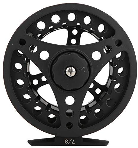 Alomejor Fliegenfischerrolle 7/8 5/6 3/4 Fliegenfischerrolle Gapless Wire Wheel Line Rollenrolle Tackle Fisherman Zubehör, Fly Fishing Wheel(7/8)