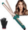 Lockenstab, Haarcurler Keramik Beschichtung, 38mm Lockenwickler, Lockenstäbe mit LCD Display,120 ℃ -210 ℃ einstellbare Temperatur, hitzebeständiger Handschuh