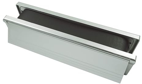 Timco - Intumescent Letterbox - Satin Anodised Aluminium - Silver Frame (Size 305 x 70-1 Each)