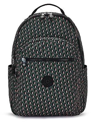 Kipling Seoul Backpacks, 35X20.5X44, 3D K Pink (Black)