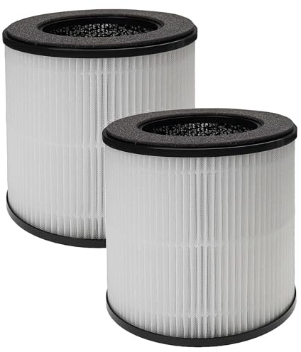 vhbw 2x Luftilter kompatibel mit DIKI B-D02H Luftreiniger | Kombifilter Vorfilter + HEPA + Aktivkohle