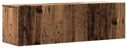 vidaXL TV-Wandschrank Altholz-Optik 100x30x30 cm Holzwerkstoff