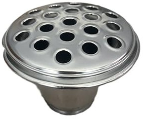 Memorial Vase for Grave –12CM Aluminium Grave Pot Insert, Weather-Resistant Metal Cemetery Memorial Flower Pots for graves - Fresh & Artificial Flowers Graveside – Silver, British Made