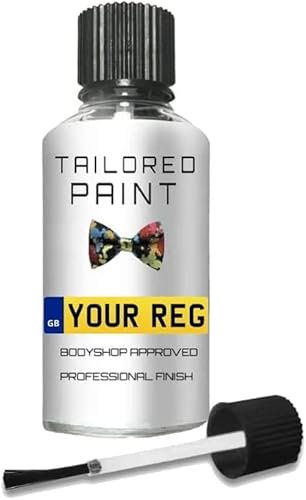 Tailored Paint Car Touch-Up Paint, Computer-Mixed Professional Finish, Registration Number Lookup