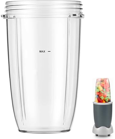 24OZ - Tazza di ricambio compatibile con mixer elettrico NutriBullet 900 W/600 W