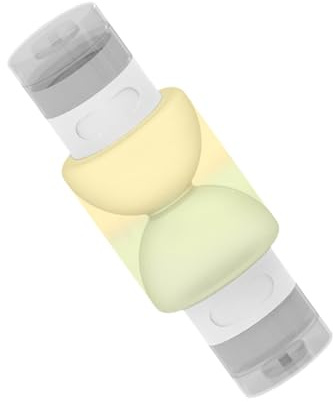 Bottiglie Da Viaggio Per Prodotti Per L'Igiene Personale | Tubi Spremibili Con Doppia Apertura | Bottiglie Per Articoli Da Toeletta A Formato Da Viaggio | Per Collutorio Sapone Liquido Lozione Crema S