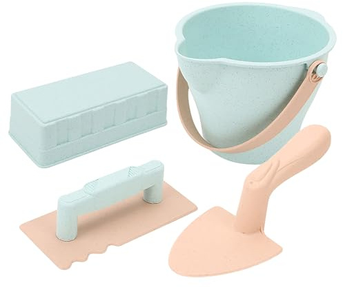 Jaoxiuozi Eisständer Sandspielzeug Set Sandkasten Spielzeug Eiscreme Kinder Set,Sandschaufel Eiscremeform Kegel Strandspielzeug Torte,Sandspielzeug ab 3 Jahr (A)