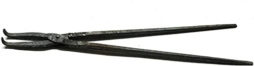 Tenazas de herrero,Tenaza de forja Tonksmith Tongs Ponque de herrero de herrero de herrero de herrero for el válvula de Anvil 36 cm - Ponías de herrero de 120 cm for ingeniero herrero Forge, 70 cm