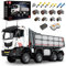 FigureArt Technik Kipper LKW Bausteine Bausatz, MK19013 5768 Teile mit 8 Motoren Groß Fernbedienung Technik Pneumatik Truck Klemmbausteine Modell(Originalverpackung)