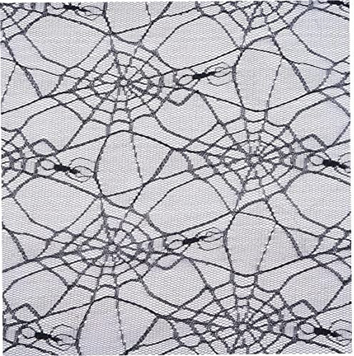 Stakee Spinnennetz -Spitzen -Stoff 1 Yard Kamin Spiderweb Stoffspinnenstab Tischdecke Horror Party Spukhausdekoration