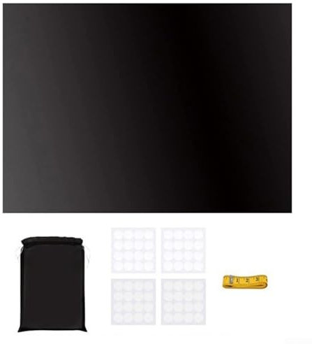 Tragbare Verdunkelungsrollo, tragbare stanzfreie Verdunkelungsvorhänge, Material, für Kinderzimmer, Schlafzimmer und Reisen (Verdunkelung 145 x 300 cm)