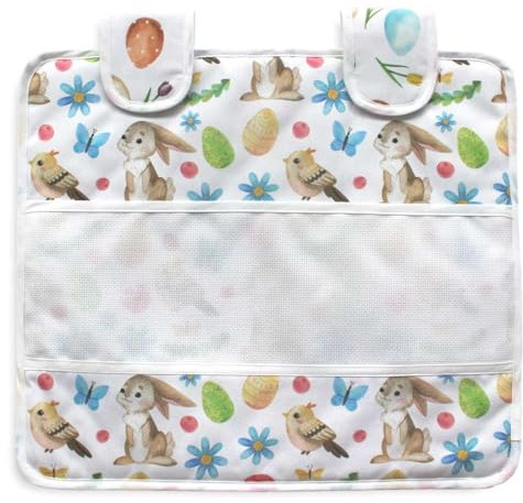 hobbymio.it Copriforno di Pasqua da Ricamare a Punto Croce, Copriforno Pasquale con Tela Aida, Copriforno Cucina, Primaverile da Ricamare