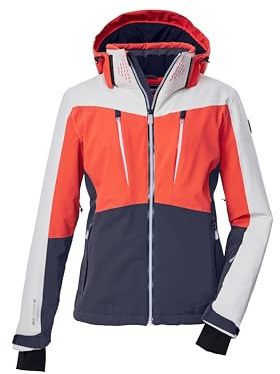 Killtec Damen Ksw 43 Wmn Ski Jckt Skijacke/Funktionsjacke mit abzippbarer Kapuze, Schneefang und Unterarmventilation (1er Pack)