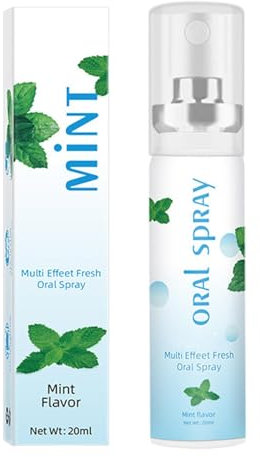 Spray désodorisant pour l'haleine buccale – Spray pour l'haleine buccale | Sprays rafraîchissants oraux de 20 ml | Spray de brumes d'haleine | Désodorisant portable pour la bouche