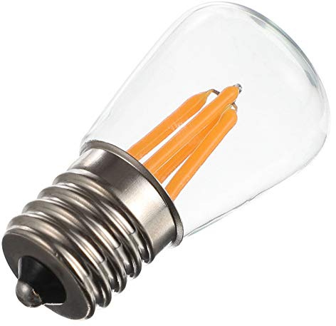 Vaguelly Ampoule LED E17 Décorative Chaleureuse pour Réfrigérateur et Ventilateur 10W Grand Angle d'Éclairage Facile à Installer 1 Pièce