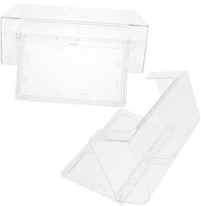 Healifty 2piezas Cubierta Para Interruptor Funda Protectora Para Enchufes De Baño Prueba De Salpicaduras Para Seguridad De Bebés El Baño