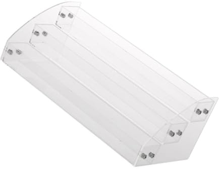 SKISUNO Organizer Cosmetici Multi-strato in Acrilico Base Stabile e Piatta, Porta Smalti per Unghie e Rossetti Salvaspazio per Bagno e Toeletta