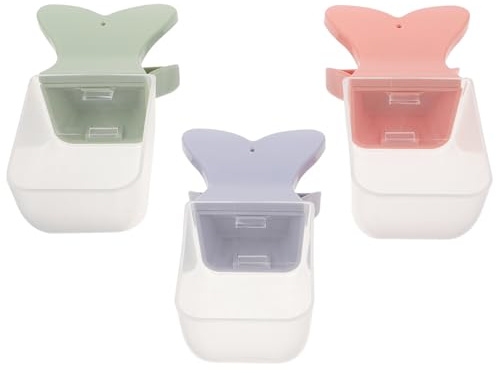 FUTUREORYY 3 Piezas Cuchara Medidora para Alimentos de Mascotas con Clip Sellado Transparente Antideslizante y Ergonómica para Perros Gatos Pájaros y Conejos