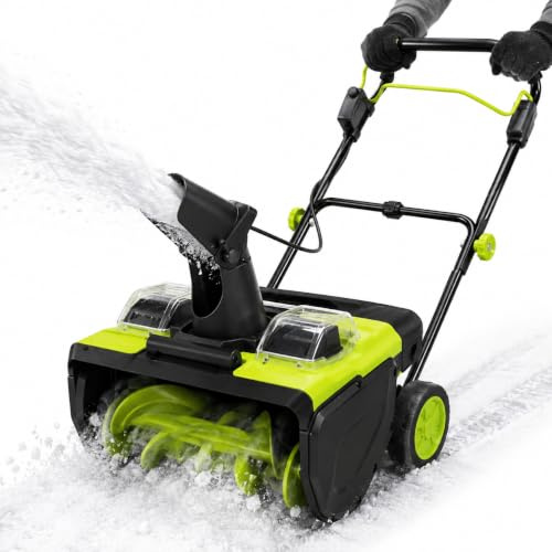 Spazzaneve Compatto, Spazzaneve Brushless 40V Per Marciapiedi 2Batt