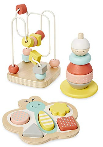 Vertbaudet 3er-Set Lernspiele für Kleinkinder FSC Mehrfarbig ONE Size