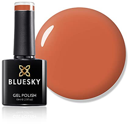 Bluesky Gel Nail Polish, Summer 2021 Collection, Be In The Surf Ss2118, 10 ml Burnt Orange (Requires Curing Under LED or UV Lamp)