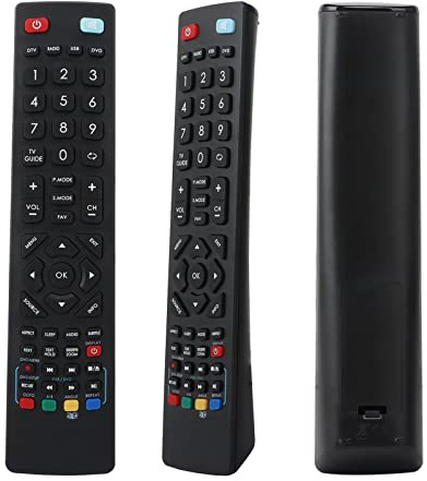 Universal Replacement for Technika TV Remote Control, Compatible with Technika/Blaupunkt LCD LED 3D HD PVR TVs 22E21W-FHD/DVD, 24E21B-HDR, 24E21B-HDR/DVD, 24E21W-HDR/DVD - No Setup Required