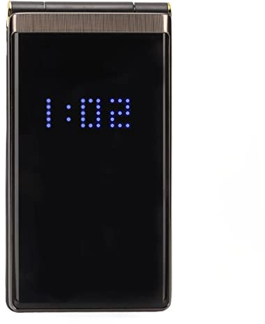 Telefono Cellulare a Conchiglia Sbloccato per Anziani, Telefono Cellulare con Pulsanti Grandi 2G SOS con LCD da 2,8 Pollici e Tastiera Grande, Standby Lungo 5900 MAh, Telefono (Colore appannato)