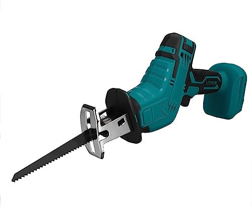 Cuerpo de sierra alternante inalámbrica de 18 V con 4 sierras BlaWoodworking para batería Makite de 18 V
