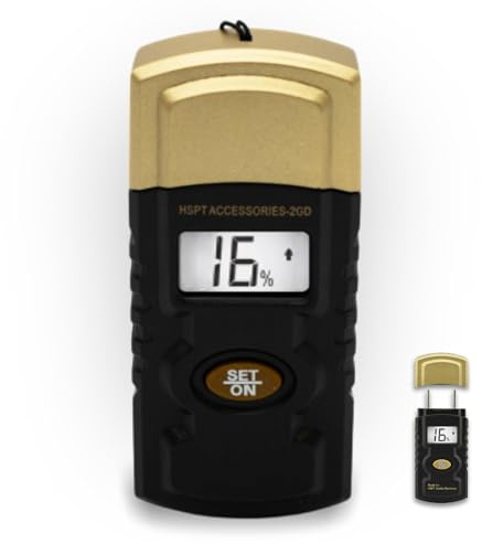 HSPT Testeur Humidité Tabac à Tuber – Thermo-hygromètre Digital avec Écran LCD, Mesure du Température et Taux d’Humidité pour Tabac à Rouler, Piles Incluses – Accessoire Tubeuse Électrique