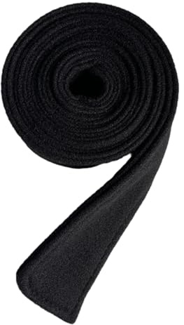 Maxtonser Damen Taillen-Stretchgürtel aus gebürsteter Plüschwolle, verstellbarer Korsagen-Hüftgürtel, beidseitig dekorativ, Rosa, Schwarz , 175 x 5 cm