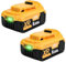 2 Pack 8.0Ah DCB182 Replacement for Dewalt 18V Battery, Compatible with Dewalt Batteries DCB200 DCB184 DCB101 DCB107 DCB112 DCB105 DCB115 DCB203 with LED Indicator