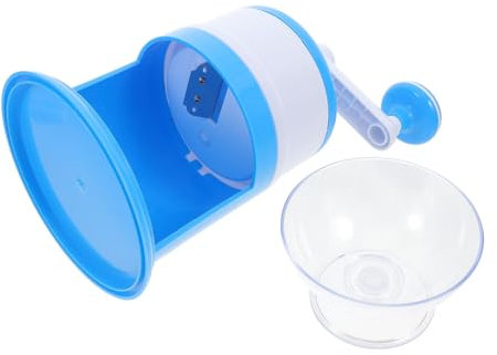 TOPBATHY Machine à Granita Manuelle Portable PP pour Glace Pilée Maison