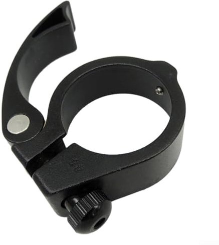 Collier de serrage de tige de selle en alliage d'aluminium 40 mm pour vélos pliants et vélos électriques à verrouillage facile (Noir)