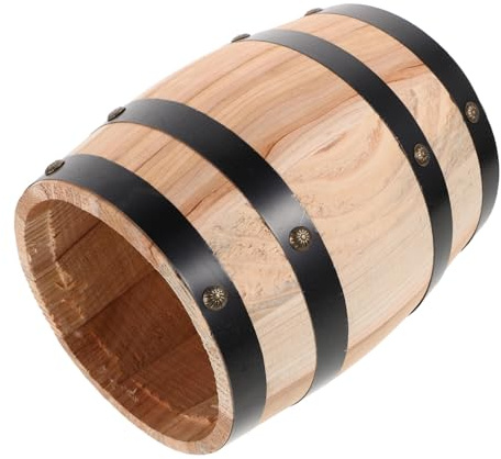 Gatuida Porte-ustensiles En Bois De Carbone Vintage 20 Cm, Organiseur De Couverts En Chêne Naturel, Rangement Multifonction Cuisine Et Réception, Pot à Couverts Sans Couvercle