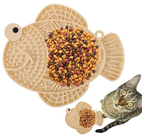 Tappetino da leccare per cani – in silicone con, resistente e sicuro per cuccioli di piccola taglia, riduce ansia e stress | Giocattolo interattivo per addestramento, toelettatura, bag