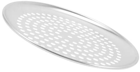 Ipetboom Plaque à Pizza Perforée Alliage Aluminium Plaque Cuisson Antiadhésive Accessoire Four pour Pizza Maison Cuisson Uniforme et Aérée